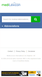 Mobile Screenshot of medilexicon.com